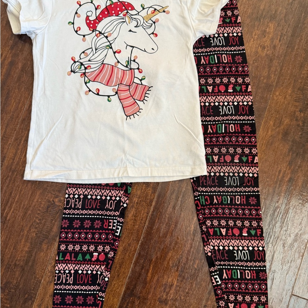 Holiday Time Festive Unicorn Set - White and Black